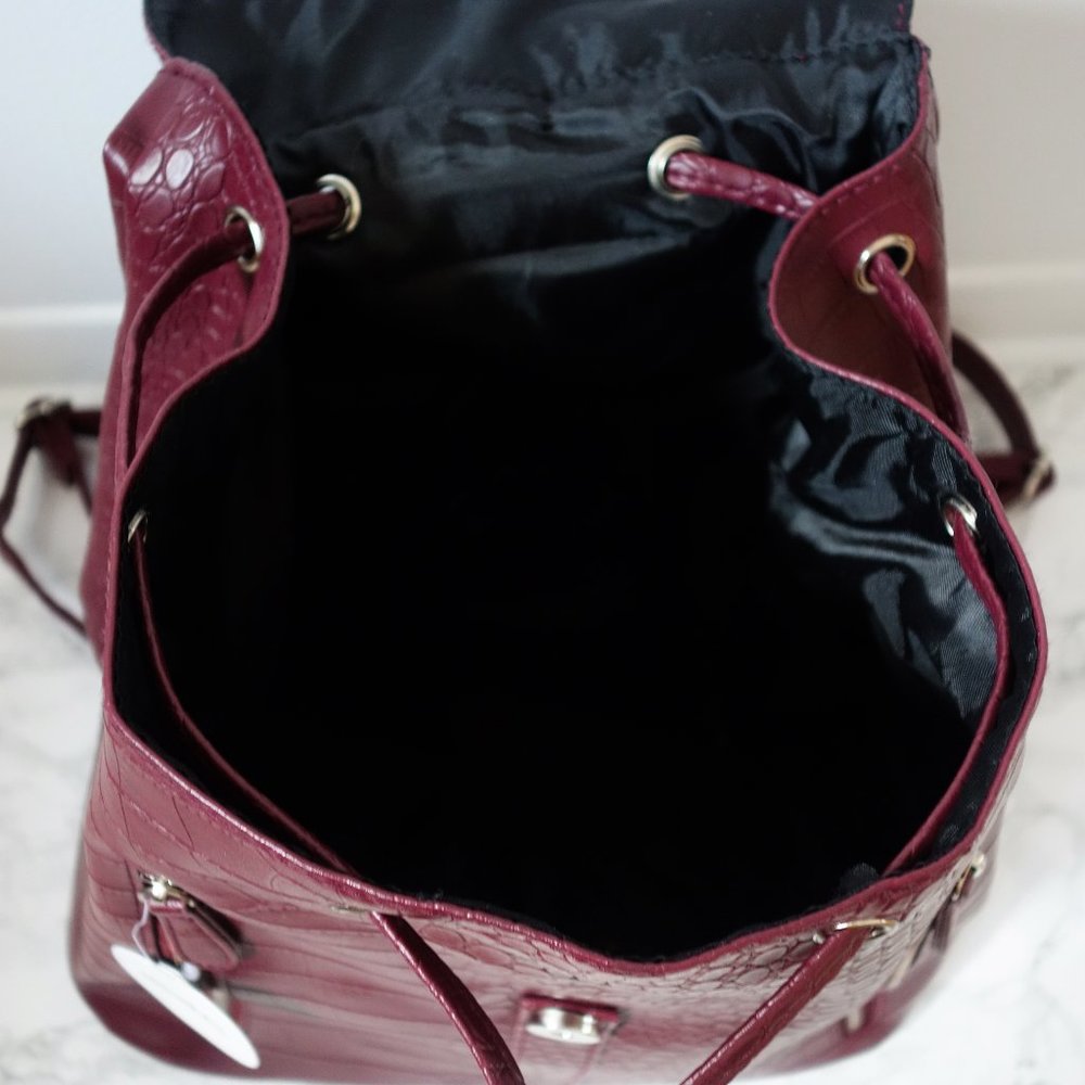 Burgundy Backpack - Picture 7 of 8